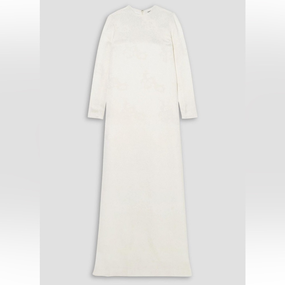 TOTEME
Frayed jacquard maxi dress